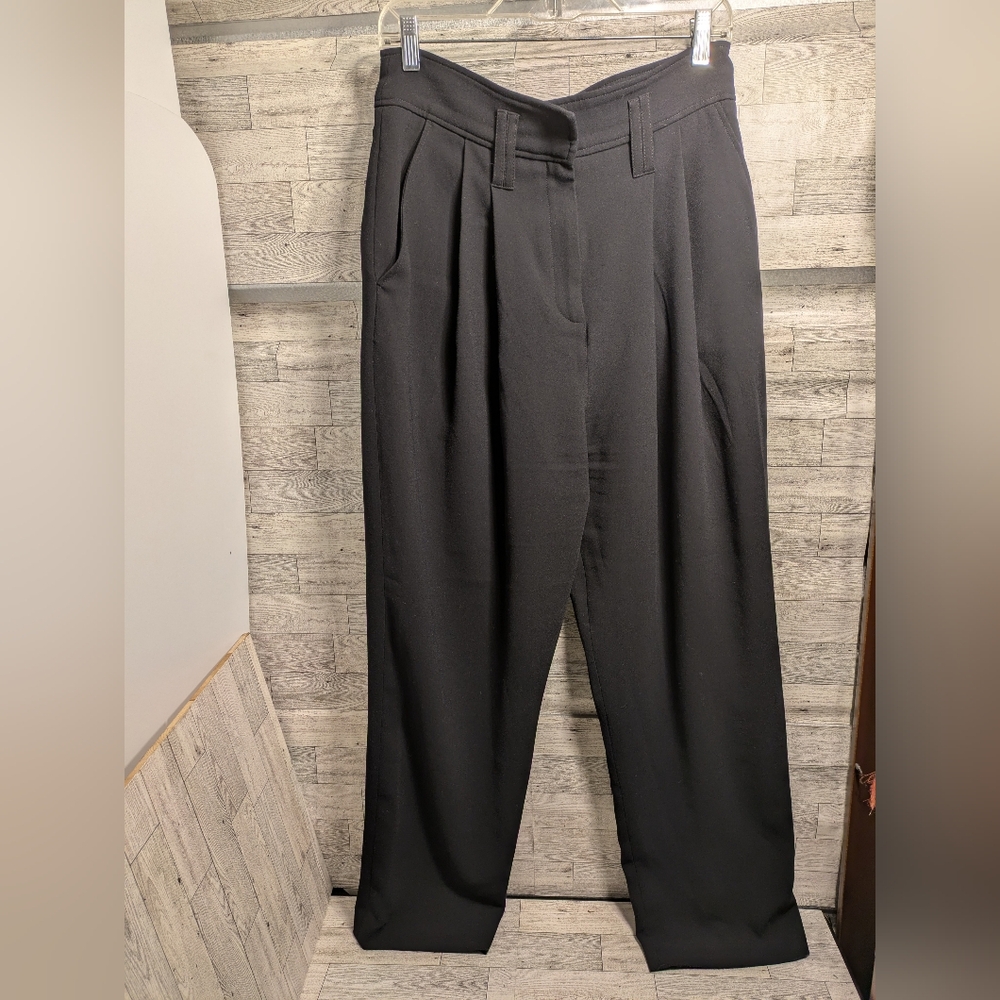 IRO Elegant Black Pleated Pants Size 40